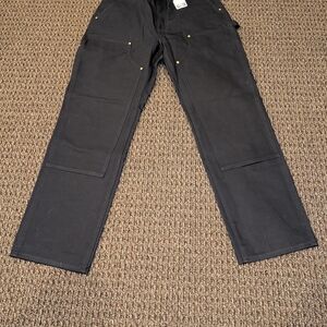 New!! Carhartt Men's Loose Fit Firm Duck Double-front Utility Work Pant - 34x32